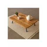 Ecowood Katlanabilir Dikdörtgen Yer Sofrası - 40x70 cm - Çam