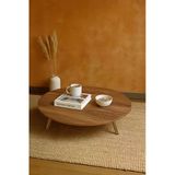 Ecowood Katlanabilir Yuvarlak Yer Sofrası 60 cm - Çam