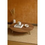 Ecowood Katlanabilir Yuvarlak Yer Sofrası 80 cm - Çam