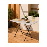 Ecowood Katlanır Masa 60x90 cm – Yemek Masası|Balkon Masası