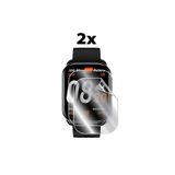 Ecr Mobile QCY Watch Gs2 ile Uyumlu Hidrojel Nano Film Ekran Koruyucu (2 Adet)