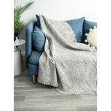Ecre Çok Amaçlı Pamuklu Örtü- Kanepe-Koltuk Şalı-Koltuk Örtüsü 170X220 - 170 x 220 cm - Bej