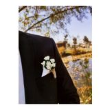 ecrin tuhafiye hobi Ekru Çiçekli Damat Yaka Çiçeği