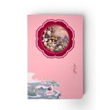 Ecrou 3D Katmanlı Oyma Defter – Panda Temalı Stereo Kapak, 60 Sayfa 120 Yaprak Yaratıcı Tasarım Not Defteri, Katmanlı Sanatsal Kapaklı Günlük