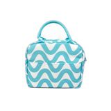 Ecrou Dalga Desen Mint Yemek Çantası 21 x 14 cm