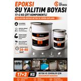 Ecs Epoksi Su Yalıtım Boyası 20 Kg Çift Komponentli İzolasyon Boyası Beton ve Zemin Kaplama
