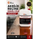 ECS Şeffaf Akrilik Reçine Esaslı Cila Beton Taş Zemin Koruyucu - 5 LT