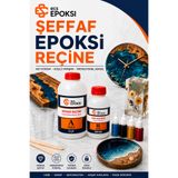 Ecs Süper Şeffaf Epoksi Reçine 1,5 Kg Kristal Şeffaf Döküm Reçinesi Takı Sehpa Hobi Epoksi Reçine Seti