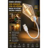 Ecuy USB LED Kitap Okuma Lambası Esnek USB Masa Lambası Laptop Powerbank Uyumlu Günışığı Hafif Lamba TYC13202007751B0A3D36CE00