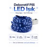 Ecuy Yılbaşı Ağacı Işığı Yeni Yıl Peri Led Işık Dekoratif Aydınlatma 2 Metre 3 Modlu Piller DAHİLDİR. ECY0000116