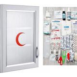 Ecza Dolabı İçi Dolu Lüx İlk Yardım İçerikli Pvc 50x35x16 Cm-159+phl