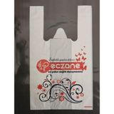 Eczane Poşeti Atlet Tipi 25X40 cm Orta Boy Baskili 1 Kg'lık Paket