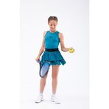 Ed 2303-08 Ada Dry-Touch Spor Etek Şortlu Petrol Kız Çocuk ( Tenis , Golf , Pickleball , Dans) - 2XS