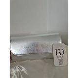 E&D Bags Gümüş Parlak Cüzdanlı Çanta