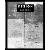 Ed Collection 8" x 10" Logbook With Graph Paper - 100 Pages - Abstract Print 4: Imperial 1/4” Squared White