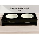 Ed Pet Dizayn Mama Ve Su Kabı Siyah. 1 Mm Galvaniz Saç , Bulaşık Makinasında Yıkanabilir.
