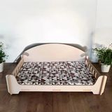 Ed Pet Dizayn Pd Taht Kedi Köpek Yatağı Ergonomik 40X70 Cm Latte ,Yıkanabilir Duck Kumaş Minderi Ile Beraber