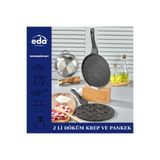 Eda 2 Lİ DÖKÜM KREP VE PANKEK TAVASI
