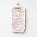 Eda Baby Leopar Desenli Fırfırlı %100 Pamuk 90X100 Battaniye - 90 x 100 cm - Pembe