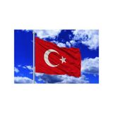 Eda Bayrakçı 150 x 225 cm Paraşüt Türk Bayrağı - 150X225 - Bayrak Kırmızı