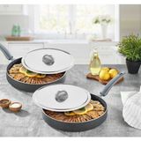 Eda Granit Balık Tavası - 32 Cm Kapaklı Balık Tavası