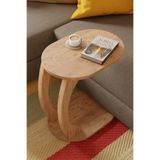 eda hacıoğlu edam bedding group Oval Atlantik Çam C Sehpa Modern,Tekerlekli Yan Sehpa (Salon, Ofis, Yatak Odası)