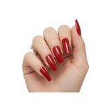 EDA LUXURY BEAUTY 24'lü Kırmızı Takma Tırnak Lüks Parlak Extra Uzun Küt Kare Balerin Yapıştırıcılı Press On Nails Set