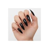 EDA LUXURY BEAUTY 24'lü Siyah Takma Tırnak Lüks Parlak Extra Uzun Sivri Uçlu Stiletto Yapıştırıcılı Fake Nails Set