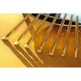 Eda Luxury Beauty 7'li Diamond Özel Gold Kristal Taşlı Altın Göz Farı Makyaj Fırçası Seti Süslü Eyeshadow Makeup Brush