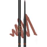 Eda Luxury Beauty Kahverengi Automatic Lipliner Lüks Kremsi Yumuşak Kontür Dudak Kalemi Waterproof Vegan Lip Pencil