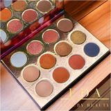 Eda Luxury Beauty Lüks Exotic Göz Farı Paleti Parlak Simli Mat Metalik Nude Makyaj Vegan Glitter Eyeshadow Palette - 2