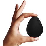 Eda Luxury Beauty Siyah Makyaj Süngeri Ultra Soft Beauty Sponge 100% Non Latex Blender Kontür Fondöten Kapatıcı Kullanım Alanı