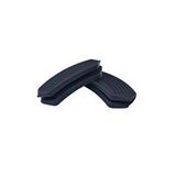 Eda Silikon Tencere Tava Tutacağı Yanmaz Yapışmaz Tutamaç Set 9 x 4 cm Siyah ( 1 Set 2 Adetten Oluşur )
