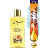 Eda Taşpınar 200 ml Yoğun Işıltılı Bronzlaştırıcı Yağ Suya Dayanıklı Bronzluk Sağlar