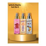Eda Taşpınar Işıltınla Büyüle Seti.no.4 French Kiss & Wild Things & Poker Face Simli Body Mist 200 Ml.