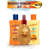 Eda Taşpınar Kusursuz Bronzluk Seti No:17 Bronzing Bomb & Beyaz Ten SPF20 & Bronzlaştırıcı Koruyucu SPF50