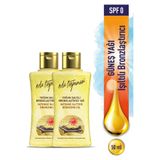 Eda Taşpınar Mini Boy Işıltılı Bronzlaştırıcı Yağ SPF 0 – Parlak & Yoğun Bronz 50 ml x 2 ADET