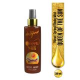 Eda Taşpınar Queen Of The Sun Body Mist – Kakao & Sıcak & Işıltılı Koku 200 ml