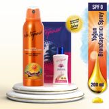 Eda Taşpınar Yoğun Bronzlaştırıcı Sprey 200ml - Zanou El Kremi 50ml & Eye (Göz altı) Maskesi