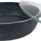 Eda Zk-025 Zetra 30 Cm Granit Basık Tencere Gri
