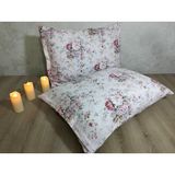 Edalı 2 Adet %100 Pamuklu Poplin Yastık Kılıfı - 50 x 70 - Pembe