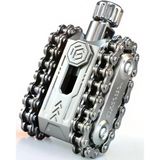 EDC yeni nesil stres çarkı: Zincir mekanizmalı Tank Fidget (Silver)