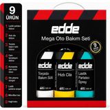 Edde 9'lu Araba Araç Oto Mega Oto Bakım Seti 9 Parça Ürün