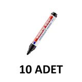 Edding 10 Adet E-260 Yazı Tahtası Kalemi Siyah