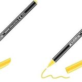 Edding 1200 ince uçlu keçeli kalem - sarı - 1 kalem - yuvarlak uçlu 1 mm 2li paket