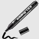 edding 133 permanent markör kalem kalıcı ışaretleyici kesik uçlu 1,5-3 mm siyah ed13301 (10 lu paket) - Yok