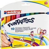 Edding 14 Funtastics 10'lu Yuvarlak Kalın Uçlu Jumbo Keçeli Kalem