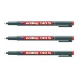 Edding 140S 3 Adet Asetat Kalemi