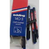 edding 140s asetat-cd kalemi 0.3mm mavi 2li adet