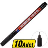 Edding 140S Permanent Asetat Kalem Siyah S Uç 10 Al 8 Öde